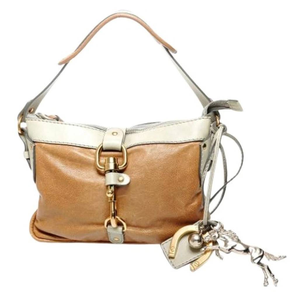 Chloé Pre-owned Pre-owned Shoulder Bag - Vintage - Dame - Brun - ONE SIZE - Uld
