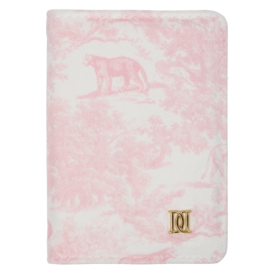DARK Velvet Passport Cover Cotton Candy Savannah Pattern