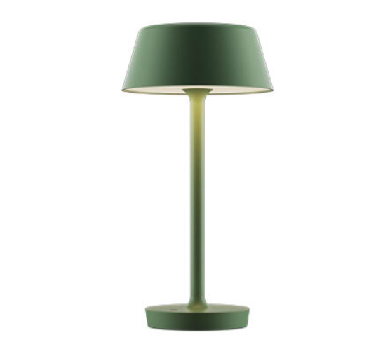 Companion Big bordlampe fra Antidark - Støvet grøn