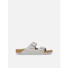 Birkenstock Arizona Sandals Birko-flor (Regular) - Stone Coin Grey - Grey / UK 7.5 : EU 41 : US 8