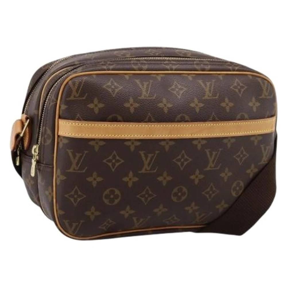 Louis Vuitton Vintage Pre-owned Monogram Skuldertaske - Vintage - Dame - Brun - ONE SIZE - Uld