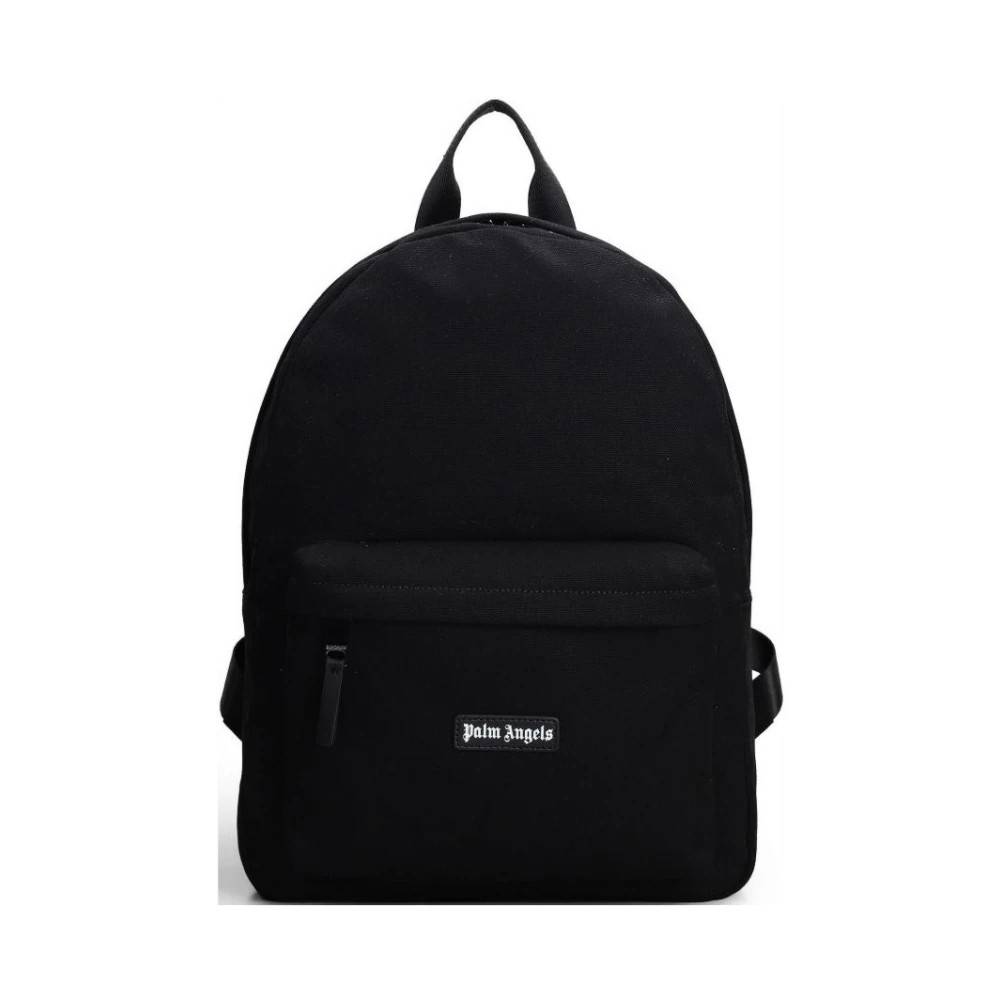 Palm Angels, Tasker , Herre, Sort, ONE SIZE, Classic Logo Backpack