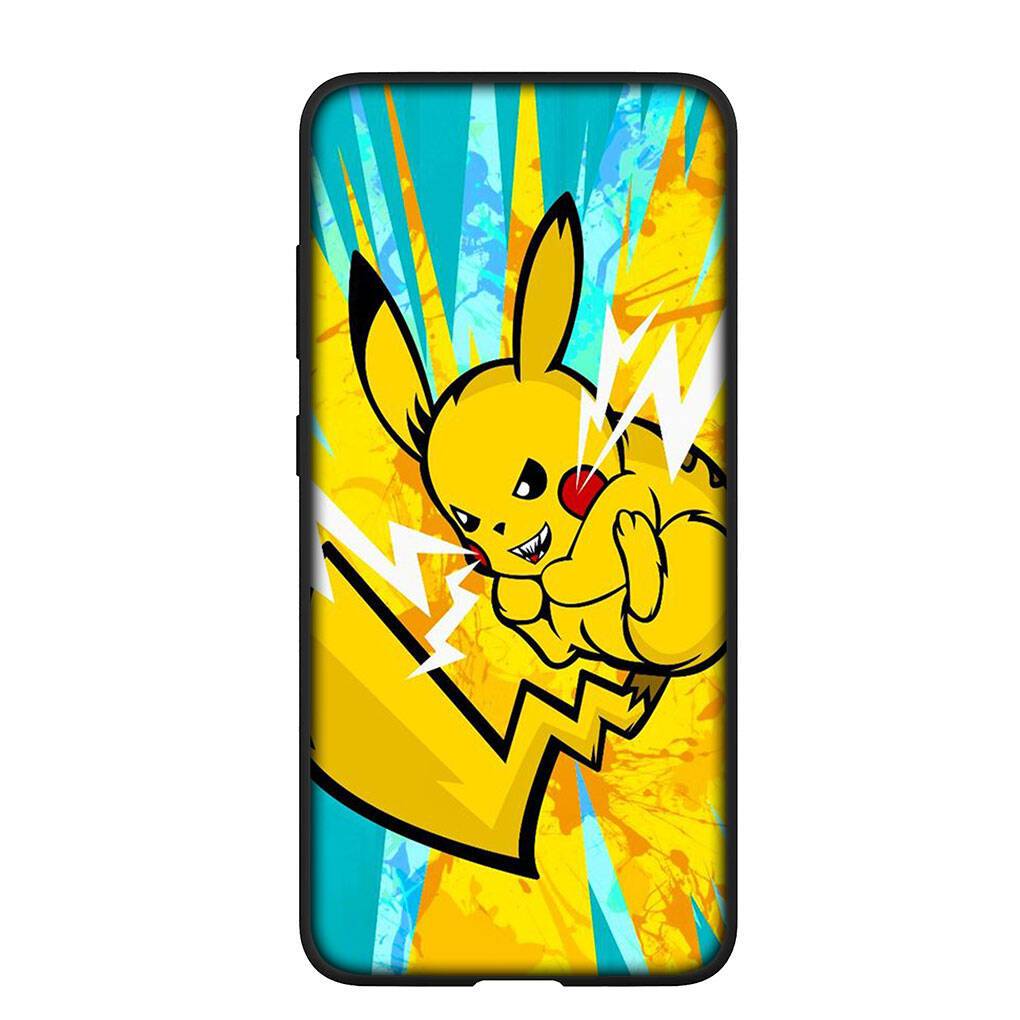 Phone Case for Samsung Galaxy S25 S23 S22 S24 Ultra FE Plus A05 A06 A15 A16 A36 A37 A35 A54 A55 A56 A57 A25 A53 A17 Pokemon GO Pikachu Squirtle Cover for Redmi Note 13 Pro 5G bolus