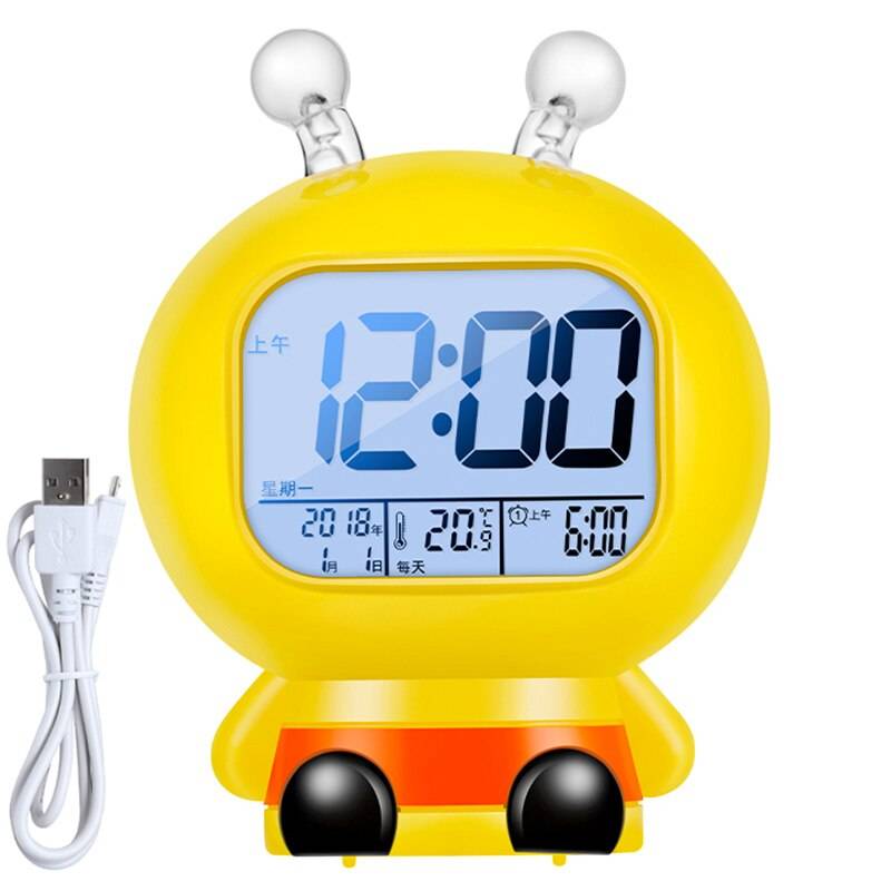 Digital LED Klocka Geometrisk - Stil 4