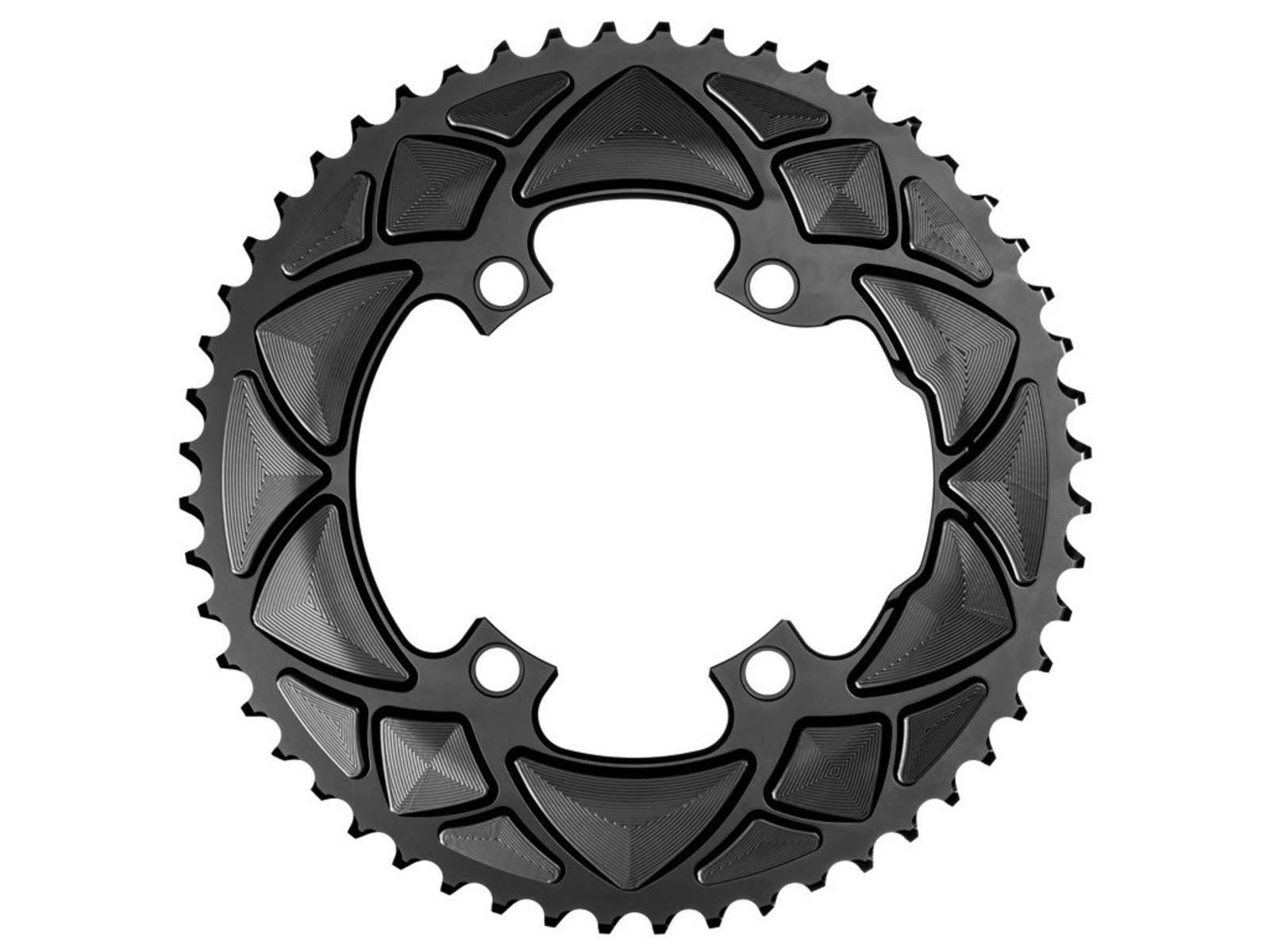 absoluteBLACK Kedjedrev 110 mm (Shimano Asymmetric) 50T 4 bultar | Svart | 2x10/11