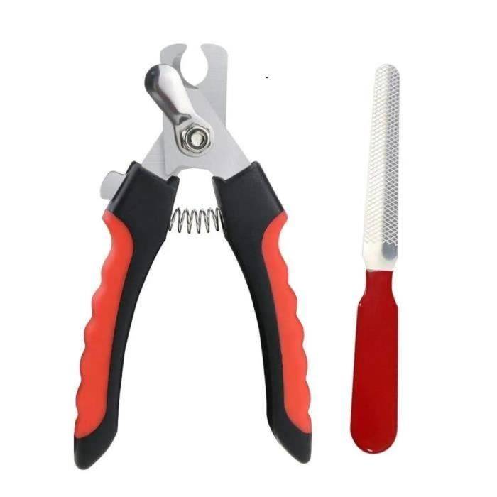 Nail Clippers - YOLISTAR - Red Claw Clippers - Non-slip - Comfortable - For Dog and Cat