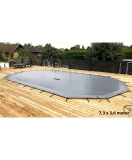 Poolskydd oval pool 7,30 x 4,60 m
