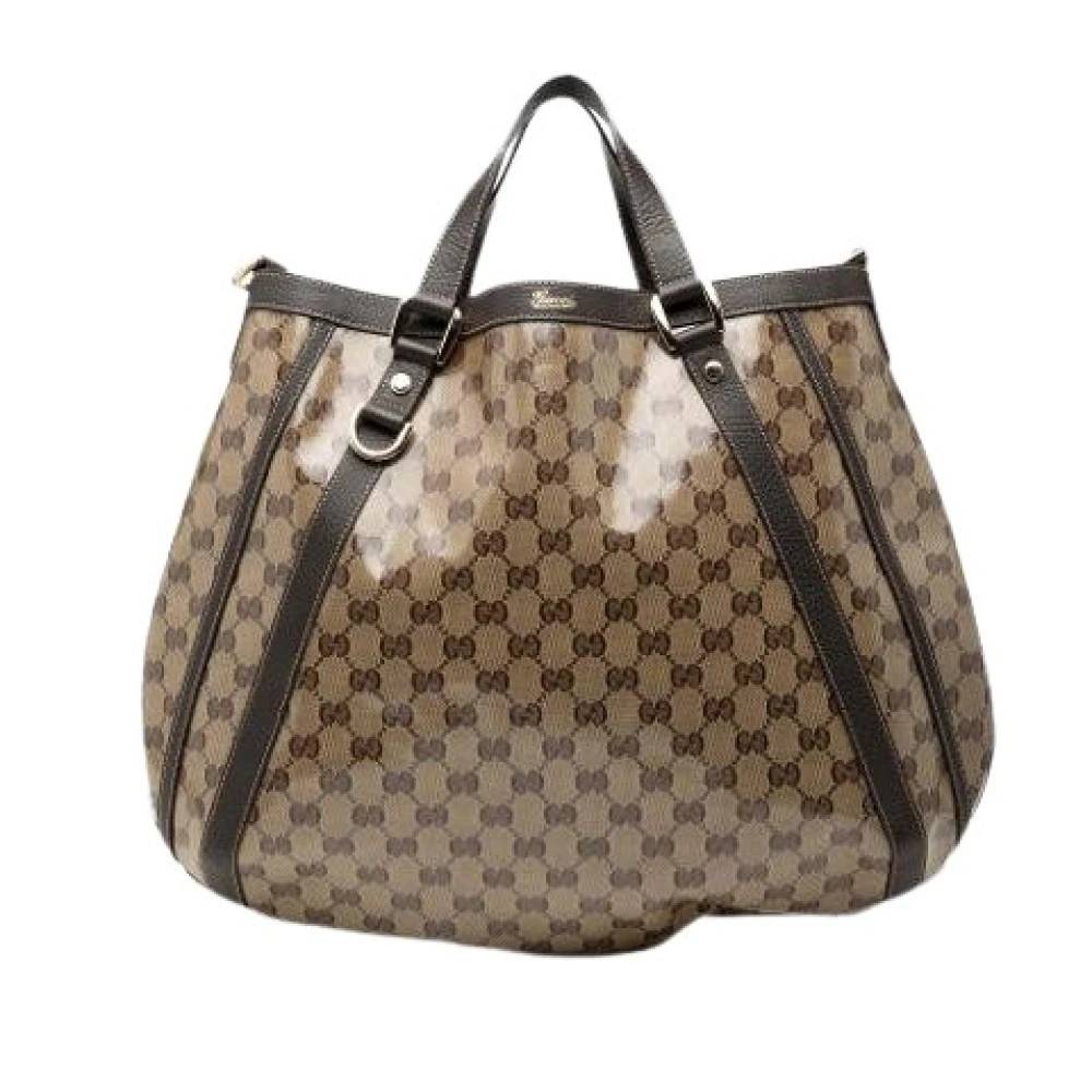 Gucci Vintage Pre-owned Abbey Satchel - Vintage - Dame - Beige - ONE SIZE - Uld