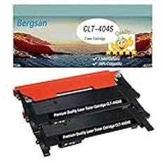 Bergsan svart toner XL kompatibel med Samsung CLT-K404S kompatibel med Samsung Xpress C430 C430W C480 C480W C480FN C480FW Xpress SL-C430 SL-C430W SL-C480 SL-C480W SL-C480FN SL-C480FN SL-C480FW