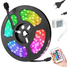 RGB LED Slinga med fjärrkontroll 4,5M Vattentät