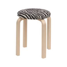 Artek Stool E60 pall 4 st ben Zebra-Björk