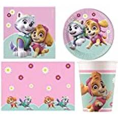 Paw Patrol Skye and Everest 17192 partyset för 8 personer, multi