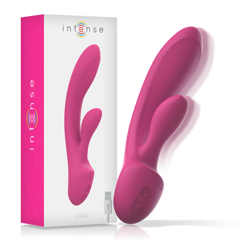 Intense Luigi – Rabbit Vibrator i Rosa Liquid Silikon