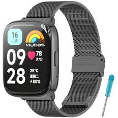 CHULN Redmi Watch 3 Active Metallarmband, Ersatzarmband Kompatibel mit Xiaomi Redmi Watch 3 Active Edelstahlarmband