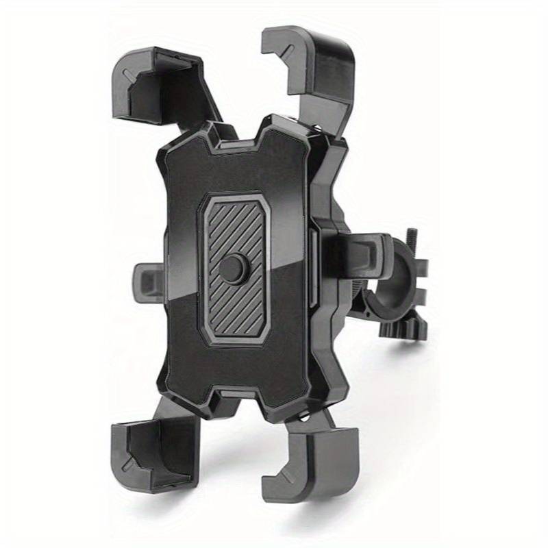 TEMU 1pc Rotatable Bicycle Phone Holder, Shockproof Plastic Gps Navigation Mount, Accessory For E-bikes And Motorcycles, Round Installation, No Battery Required, Suitable For Festivals