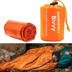 TEMU 1pc Lightweight Emergency Sleeping Bag, Survival Bivy Sack, Emergency Blanket, Survival Gear For Outdoor Hiking Camping