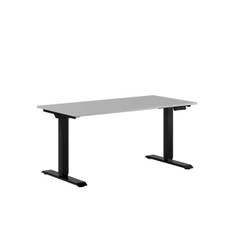 Premium Hæve/Sænkebord m/2 motorer 140x70cm - Grå-sort