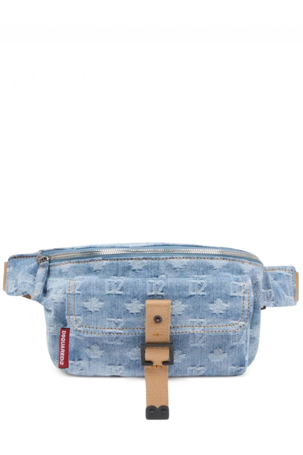 DSQUARED2 D2 Monogram Belt Bag Size: OS, colour: BLUE
