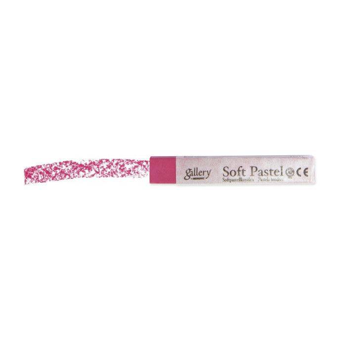 MUNGYO Soft dry pastel Square 6 x Pink Carmine karmin/rosa