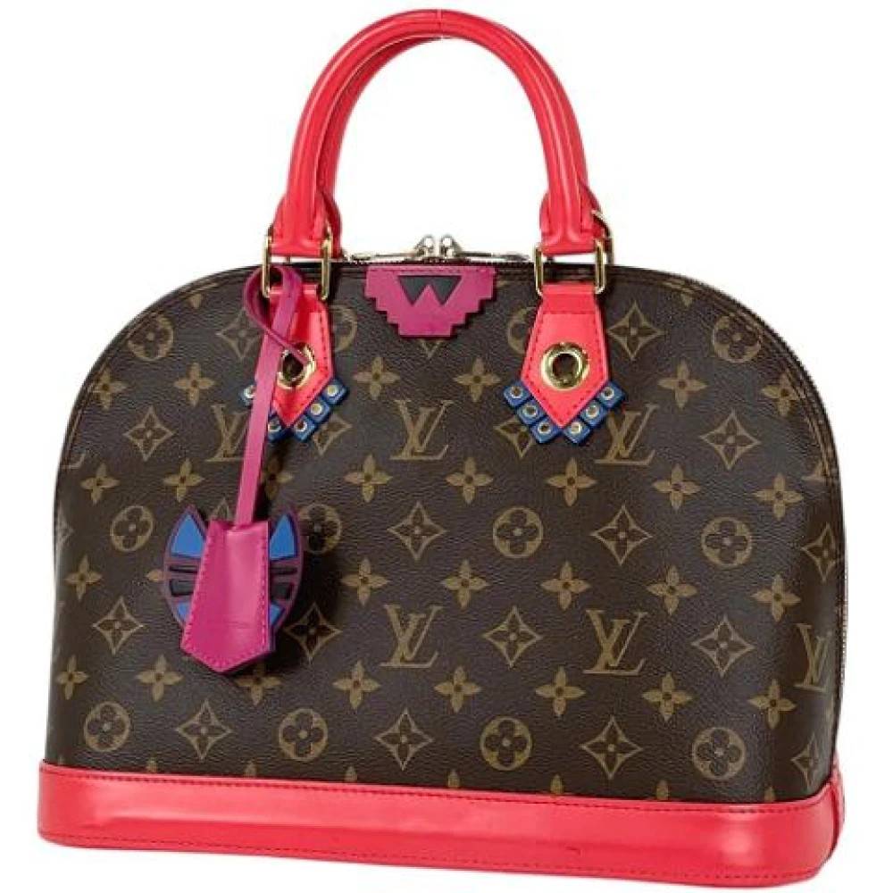 Louis Vuitton Vintage Pre-owned Vintage Monogram Håndtaske - Vintage - Dame - Brun - ONE SIZE - Uld