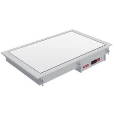 Diamond Induktionskogeplade - keramik - 5 x GN 1/1 - hvid