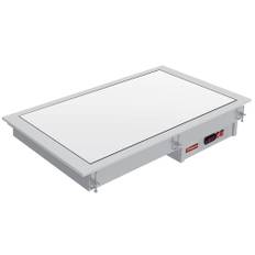 Diamond Induktionskogeplade - keramik - 5 x GN 1/1 - hvid