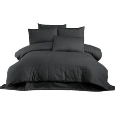Super King Anthracite Duntäcke Set - 3 Delar