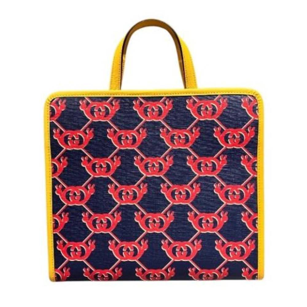 Gucci Vintage Pre-owned Vintage Tote bag - Vintage - Dame - Flerfarvet - ONE SIZE - Tyl