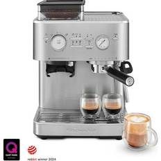 Halvautomatisk espressomaskin med kaffekvarn