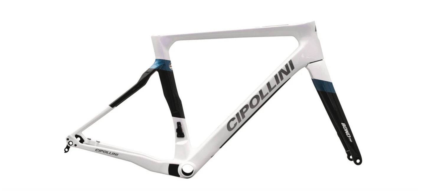 Cipollini Bond Evo DB Frameset 2025 - 064 / S / White Pearl/Carbon/Blue Shiny (S)