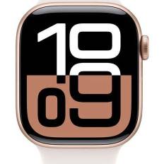 Apple Smartwatch Watch 10 GPS + Cellular 46mm Rose Gold Alu S/M Pink (MWY63ET/A)