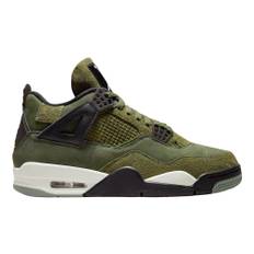 Nike, Sko , Herre, Grøn, 40 EU, Læder, Air Jordan 4 Retro SE Craft Medium Olive - Limited Edition