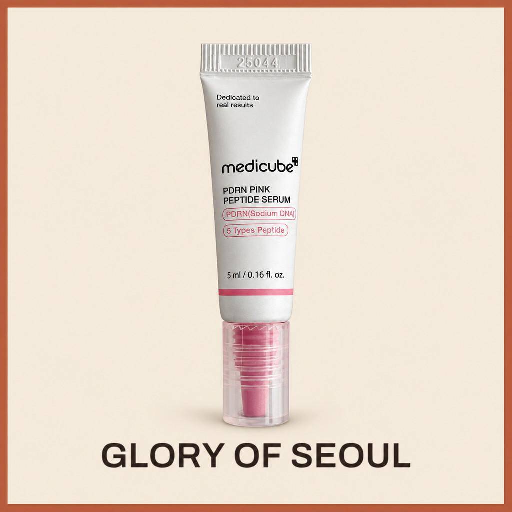 medicube PDRN Pink Peptide Serum 5ml Mini | Korean Facial Serum with Peptides