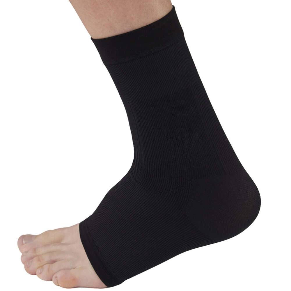 Ankelstøtte Solidea Silver Support Ankle - XL / Sort