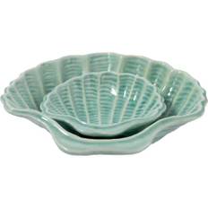 GreenGate Plate Conch Mint Set of 2