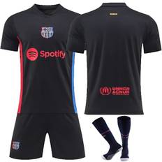 2425 Barcelona Udebanetrøje Sort Fodboldtrøje Uniform 26(140-150cm)