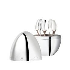 Christofle - Mood Skyline London espressosked (6-delar) - unisex - Silverpläterad metall - one size - Silverfärgad