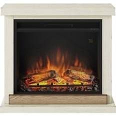 Tagu Hagen Electric Fireplace - Antique Ivory Complete Suite EU Plug