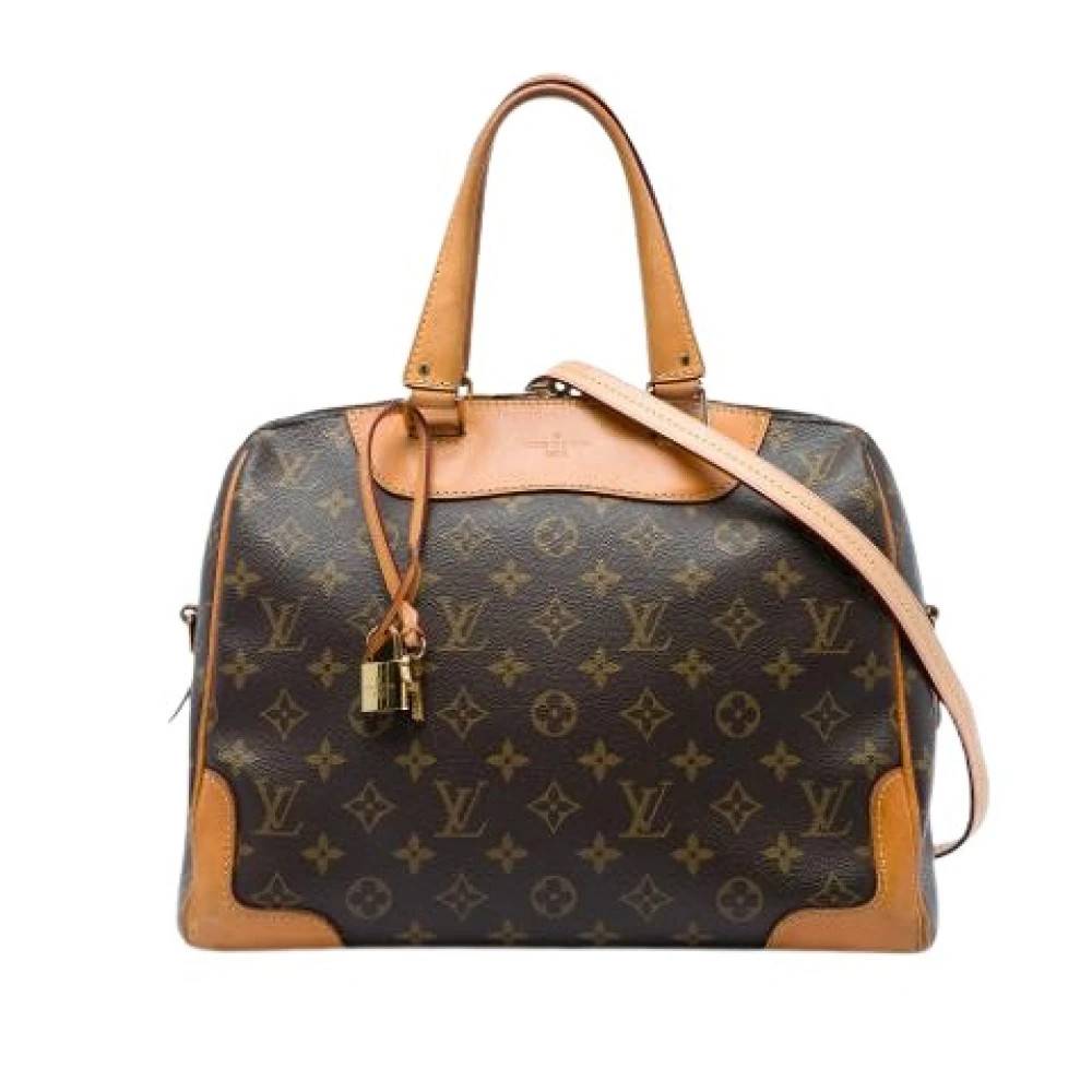 Louis Vuitton Vintage Pre-owned Retiro Håndtaske - Vintage - Dame - Brun - ONE SIZE - Læder