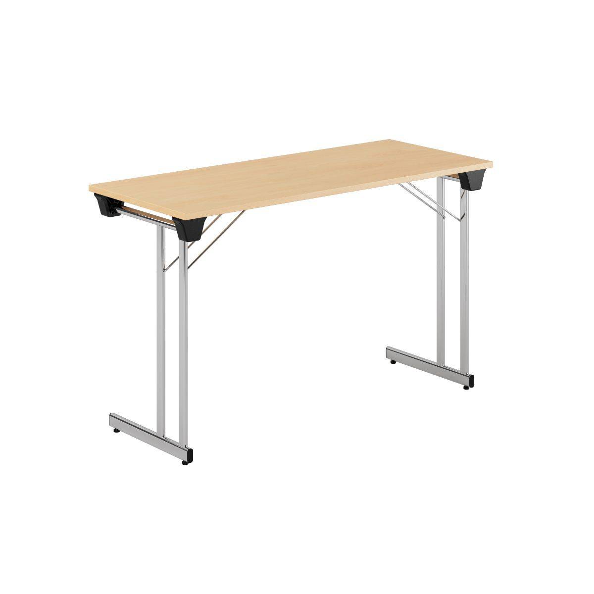 Kongress Style - 120x50cm - Sammenklappeligt bord - Bøg-krom