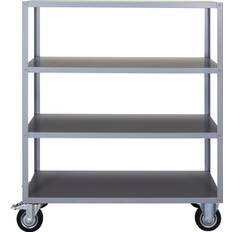 House Doctor - Reol Med Hjul - Trolley - Stål - Grå - 140x45x120 Cm