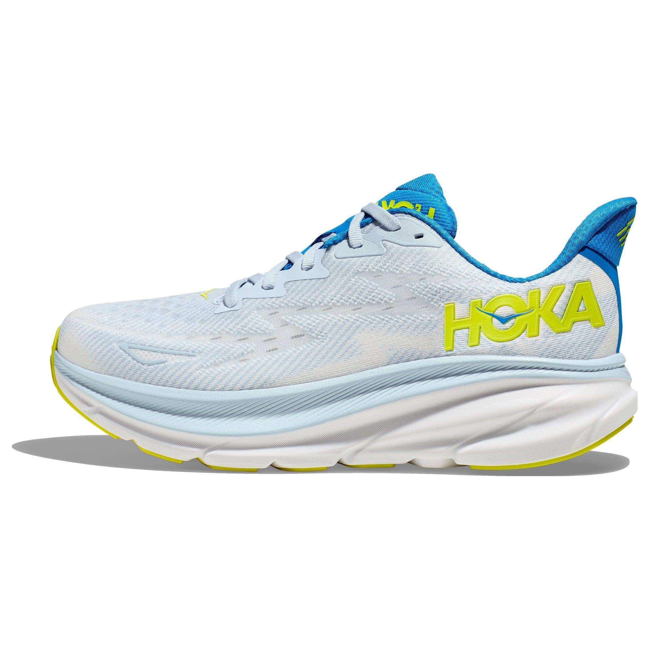 HOKA Clifton 9 Wide Ice Water Evening Primrose Herrskor Vit 1132210-IWEP 40