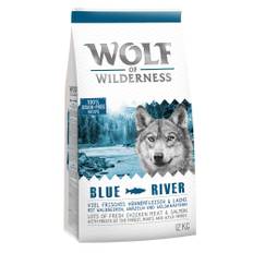 2x12kg Adult Soft, "Blue River" - Laks Wolf of Wilderness Hundefoder