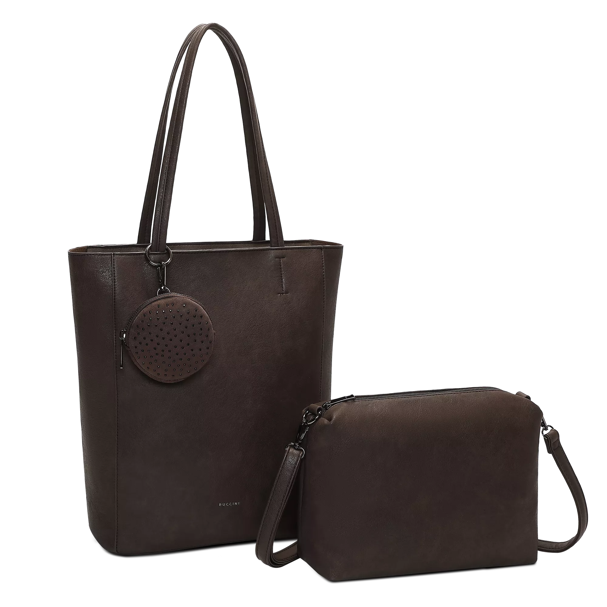 Puccini Two-in-One Shopperväska Brun