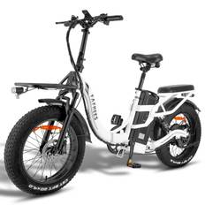 Fafrees F20 X-Max Electric Bike 20*4.0 inch Fat Tire 750W Brushless Motor E-Bike 48V 30AH Battery 25km/h Max Speed 200km Range svart