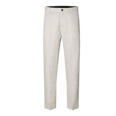 Selected Regular Hør Habit Bukser Sand