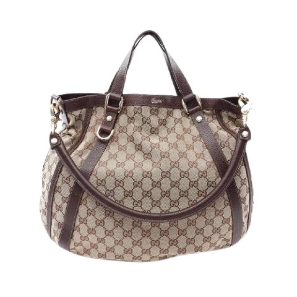 Gucci Vintage Pre-owned Canvas gucci-tasker - Vintage - Dame - Brun - ONE SIZE -