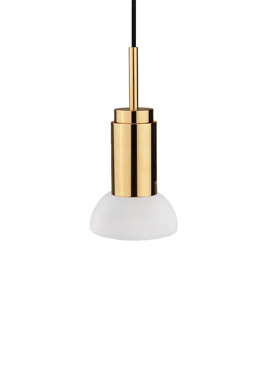 Donya ONYX Moon, white fra Anour Polished Brass - Jacobsen Plus