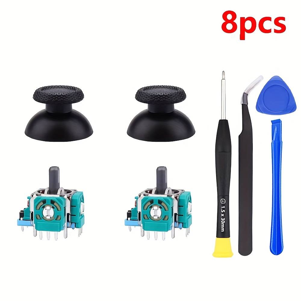 TEMU Replacement For Playstation 5 Dualsense Ps5 Controller Screwdriver 2k3 Ohm 3d Thumbstick Repair Parts Kit