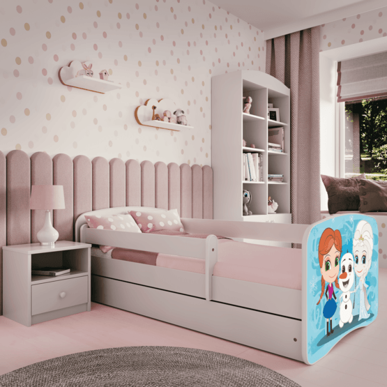 Kocot Kids Barnsäng - Babydreams Vit - Frozen 180x80 Cm